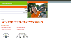 Desktop Screenshot of caninecodes.co.uk